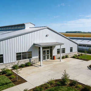 Endüstriyel Modern Tasarım Prefabrik Çelik Yapı Yetiştirme Deposu Tavuk Kümesi Kümes Hayvanları Çiftliği Domuz Ahırı ZHILIAN STEEL - Product Image 3