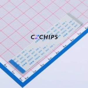 YTC05B-36P-80-3-4 FFC Cable (Flexible Flat Cable) P=0.5mm Connector 36P 0.5mm Reverse 8cm - Product Image 1