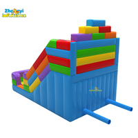 Toboggan gonflable de haute qualité, toboggan gonflable commercial, toboggan gonflable sec d'extérieur, toboggan gonflable rose pour enfants