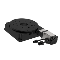 Plateforme de positionnement rotative électrique, plateforme motorisée de haute précision |   Répétabilité de ±0,0012 " pour les équipements semi-conducteurs et optiques