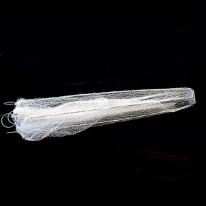 Nasse de pêche pliable en nylon pour la pêche sur glace en hiver, avec cadre robuste et lest de plomb, <span class=keywords><strong>filet</strong></span> de pêche haute résistance à double nœud - Product Image 6