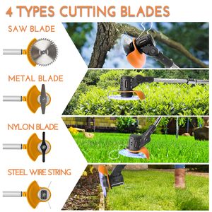 Lithium Ion Cordless Handheld Garden Tool Grass Mower Powered Professional <b>Trimmer</b> New Lawn Grass <b>Trimmer</b> Electrical Motor - Product Image 6