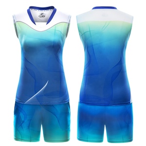 Custom Design your own sleeveless sublimation volleyball uniforms - Product Image 1