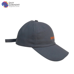 Nhà máy vui tươi <span class=keywords><strong>Polyester</strong></span> nhựa đóng cửa rửa sạch thể thao đính Dark màu xám đồng bằng đau khổ Snapback cap hat cho nam giới - Product Image 2