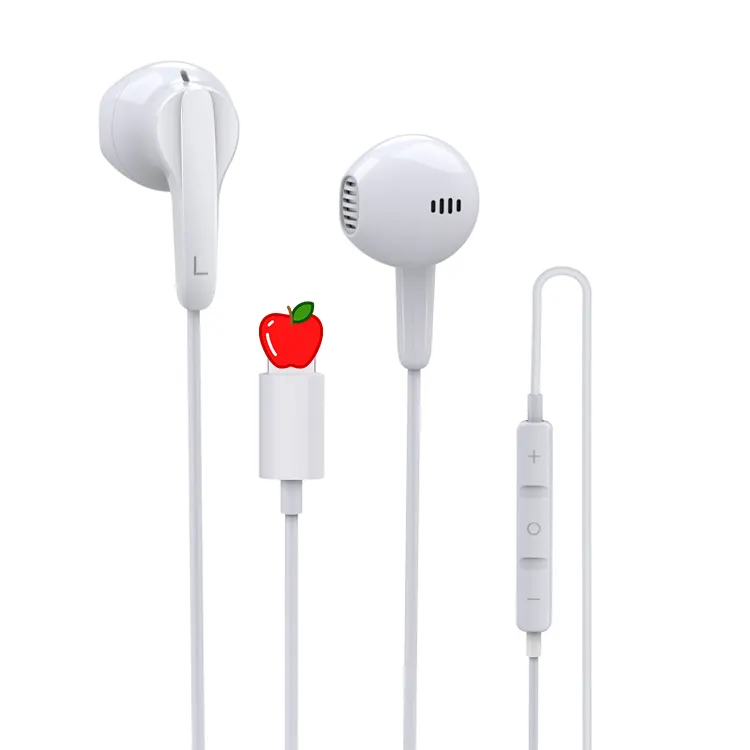 For Apple Mfi Certified headphones wired To Lightning C100 Headset