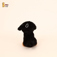 Brutus Rottweiler Peluche Super Douce Chien Coton Noir Confort Soulagement Du Stress Anniversaire