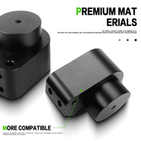 UNTUK NINJA400 Adaptor Pengangkat Setang Sepeda Motor Kawasaki untuk 400 2018-2020 CNC Aluminium Aksesori Penjepit Dudukan