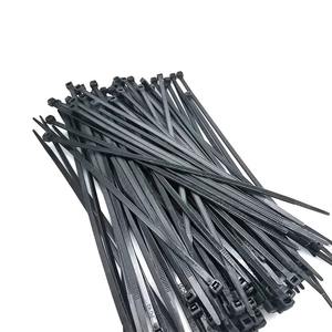 Кабельная стяжка нейлоновая самозатягивающаяся 2.7x250 мм, зеленая, высокопрочная, термостойкая, утолщенная, для крепления и фиксации кабелей - Product Image 3