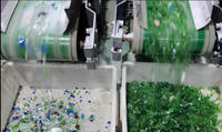 Machine de tri automatique des couleurs pour verre usagé (transparent/brun/ambre/vert) – Taux de récupération élevé, élimine les métaux et les céramiques – 1-10 t/h