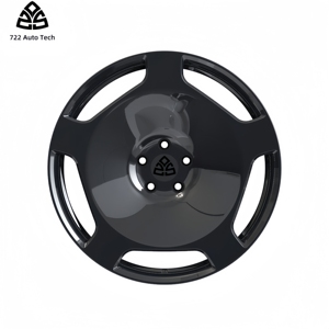722Auto nera Maybach cerchi in lega di alluminio forgiato 5x114.3 5x112 5x120 Design piatto profondo cromato cerchi per Auto 18 19 21 <span class=keywords><strong>20</strong></span> - Product Image 3