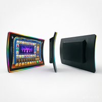 Monitor de Juegos Todo en Uno de 32 Pulgadas, Pantalla Táctil LCD Capacitiva de 10 Puntos, Ideal para Juegos, Publicidad y Video