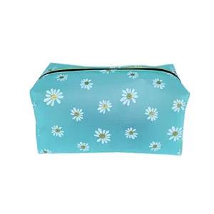 Zipper PVC Case Waterproof Storage Bag Simple And Lovely Pouch Candy Color