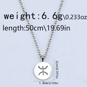 Collier et bracelet de style berbère <span class=keywords><strong>kabyle</strong></span> africain amazigh en acier inoxydable pour femme – Cadeau - Product Image 5