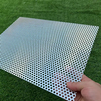 Tôle perforée en aluminium à trous de diamant Plaque brossée Plaque décorative en fer Plaque plate en fer perforé brossé