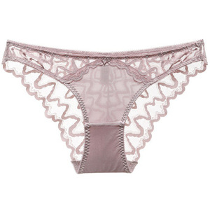 Culottes sexy à découpes pour femmes, culottes en dentelle pour adolescentes, slips en coton pour femmes - Product Image 1