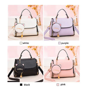 Thời Trang Mới Phụ Nữ Phụ Nữ Túi Xách Đa Năng PU Da Dây Kéo Phụ Nữ Vai Túi Crossbody Mèo Rắn Colour Phụ Nữ Tote Túi - Product Image 2