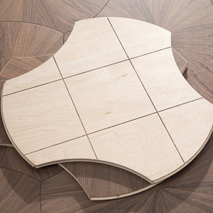 Lá Sen sàn gỗ, 15mm gỗ cứng đa lớp sàn, Gỗ Óc Chó màu đen cao cấp cho phòng khách và phòng ngủ - Product Image 6