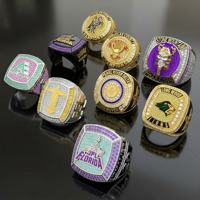 Bague de championnat personnalisée de baseball, rugby, hockey sur glace, logo personnalisé, OEM, bague de trophée sportive pour hommes, pour tournoi de ligue, bijoux