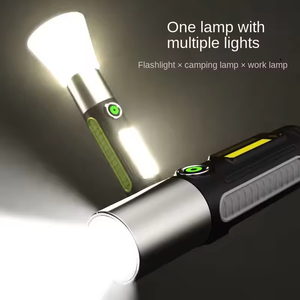 Linterna Táctica LED Portátil con Clasificación IP65, Carga USB, Alcance de 300m, Ajustable para Camping, Emergencias al Aire Libre - Product Image 2