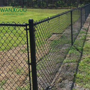 Clôture en treillis métallique noire bon marché, revêtue de PVC, pour usage résidentiel, fournie par l'usine - Product Image 6