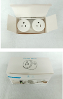 Tuya WiFi prise intelligente 16A/20A prise américaine avec fonction de synchronisation de surveillance de l'alimentation Smart Life APP commande vocale via Alexa Google