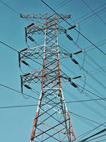 Structure en acier galvanisé à chaud pour tour de transmission de poste de transformation de réseau électrique