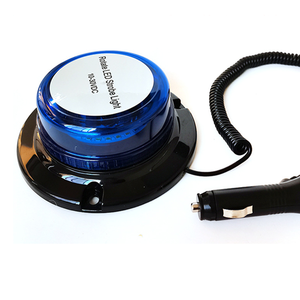 Nuova Luce Lampeggiante LED Beacon, Lampada Stroboscopica IP67 Impermeabile, Installazione Magnetica 24V 15W, Universale per Camion/Autobus Scolastici - Product Image 3