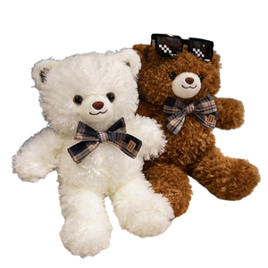 Adorabile soffice arco <span class=keywords><strong>orsacchiotto</strong></span> di medie dimensioni giocattoli morbidi peluche personalizzato orso di peluche - Product Image 1