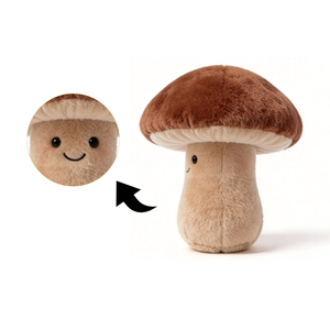Almohada de Peluche de Hongo Marrón Realista al por Mayor, Juguetes de Peluche de Hongo Marrón de Simulación, Almohada de Peluche de Hongo de Alta Calidad - Product Image 2