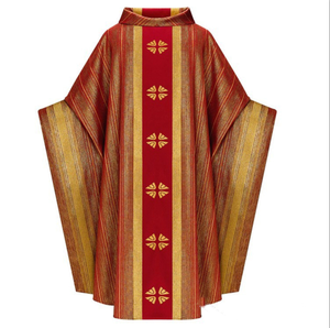 Estola de Casulla Estampada para Hombre Sotana Larga Túnica Sacerdotal Disfraz de Clero Cristiano Jersey de Oración Estilo Anime - Product Image 3