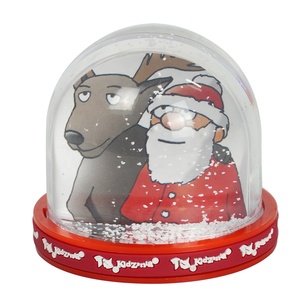 Venta al por mayor de PVC personalizado <span class=keywords><strong>Anime</strong></span> Snow Globe foto marco bola patrón con base de anillo de goma modelo de recuerdo - Product Image 1