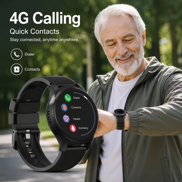 4G Full Touch Smart Watch GPS Tracker Health Monitoring Sport Smartwatch Support SIM Card Call Smart Watch for Wholesale Custom