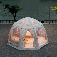 Tente de camping gonflable, tente dôme, tente à air, imperméable et anti-UV, tente dôme d'extérieur