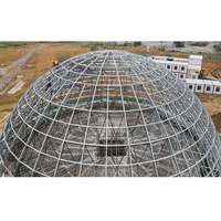 LF Prefab Spherical Space Frame Systems Estructura de acero Diseño de pasillo