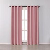 DaiRui gorden gelap insulasi panas, Set 2 panel warna polos untuk ruang tamu