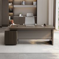 Bureau de direction en bois pour usage commercial, livraison rapide, durable, écologique, design moderne et luxueux, garantie 5 ans