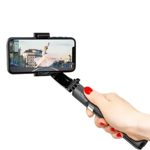 Estabilizador de cardán de mano L08 para teléfono inteligente, palo de Selfie con un solo eje, 360 grados, estabilizador de cardán inalámbrico, trípode, l08
