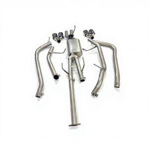 Dostoyota Tundra 5.7L รถ<span class=keywords><strong>กระบะ</strong></span> Ss304แบบ catback valved กีฬา - Product Image 1