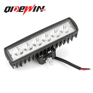 QIDEWIN 18W LED Work Light 6 Inch Single Row Strip <b>Spotlight</b> 12-24V Automotive Lighting - Product Image 3