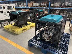 Générateur diesel silencieux portable à cadre ouvert pour usage domestique Yuchai 3KW 5KW 6KW 8KW 10KW 12KW 15KW refroidi par air 50HZ/60HZ - Product Image 1