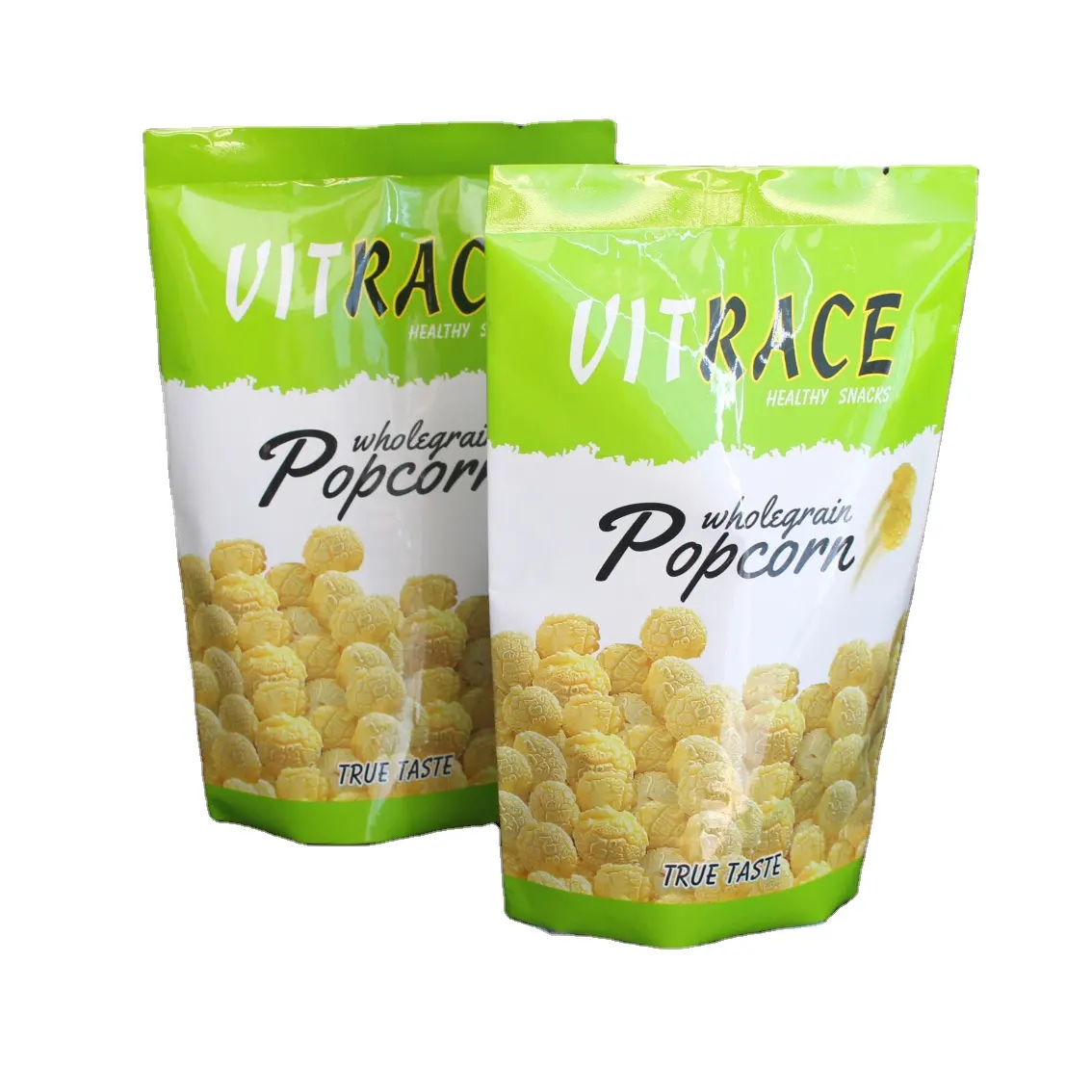 Saco de embalagem de batatas fritas de popcorn, sacola impressa personalizada