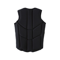 Gilet de sauvetage OEM en mousse PVC et néoprène gilets de sauvetage gilet flottant léger pour cerf-volant gilet d'aide à la flottabilité gilet de sauvetage noir