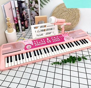 Piano de Juguete para Niños al por Mayor, Teclado Musical Educativo, Instrumento de Aprendizaje, Piano de Juguete de 61 Teclas con Micrófono para Niños - Product Image 2