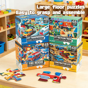 Puzzles éducatifs personnalisés pour enfants, jouet de <span class=keywords><strong>puzzle</strong></span> de <span class=keywords><strong>48</strong></span> pièces, véhicules, jouets de <span class=keywords><strong>puzzle</strong></span> pour enfants - Product Image 2