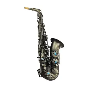 SEASOUND OEM Professional Blacknickel Matt Alto Saxophone JYAS102BNMT