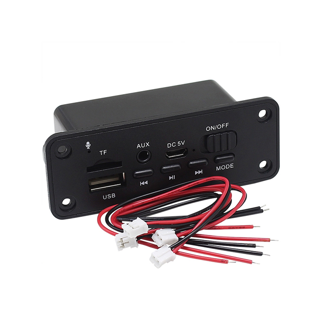 MP3 Audio Amplifier Decoder Board Board With Bluetooth 5.0 Lossless U Disk TF Card AUX Player DIY Sound Box 5V