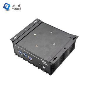 Không Quạt Mini PC <span class=keywords><strong>Intel</strong></span> j4125 DDR4 8GB SATA M.2 HD VGA Lan Com PS2 Wifi Win10 Ubuntu VESA Máy tính để bàn công nghiệp Mini PC - Product Image 3