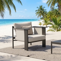 Modernes Outdoor-Sofa Aluminium-Gartenmöbel-Set Villa Outdoor-Sofa Hotel-Garten-Sets Resort Terrassen-Poolside-Sofa