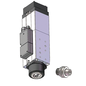 มอเตอร์แกนหมุน CNC รุ่น HQD High Speed 4.5KW HSK63F ระบายความร้อนด้วยอากาศ พร้อมระบบเปลี่ยนหัวเครื่องมืออัตโนมัติ ATC  ระบบขับเคลื่อนด้วยลูกปืน อินเวอร์เตอร์ 220V/380V 4 เฟส - Product Image 2
