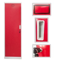 Vêtements Casier Simple Porte En Métal Rouge Pompier Casier